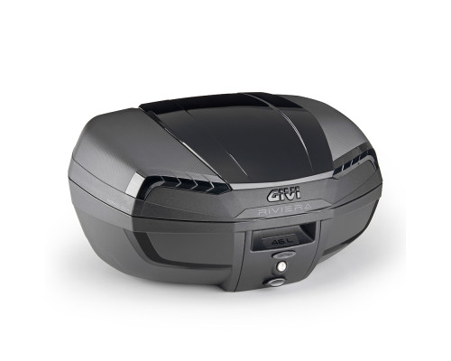 Givi E46 Riviera центральний кофр Monolock 46L чорний з пластиковою пластиною