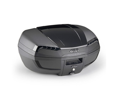 Givi E46 Riviera центральний кофр Monolock 46L чорний з пластиковою пластиною