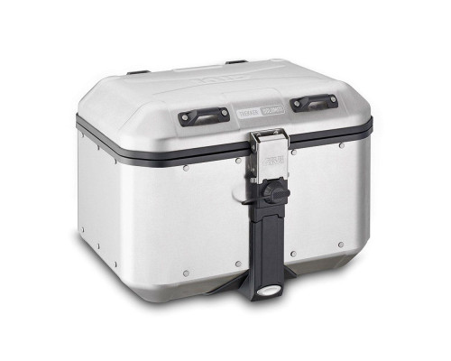 Givi Trekker Dolomiti центральний кофр алюмінієвий 46л сріблястий