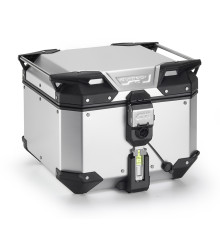 Givi Trekker Outback Evo Smart Центральний Кофр Алюмінієвий Анондований 42л Сріблястий