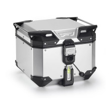 Givi Trekker Outback Evo Smart Центральний Кофр Алюмінієвий Анондований 42л Сріблястий