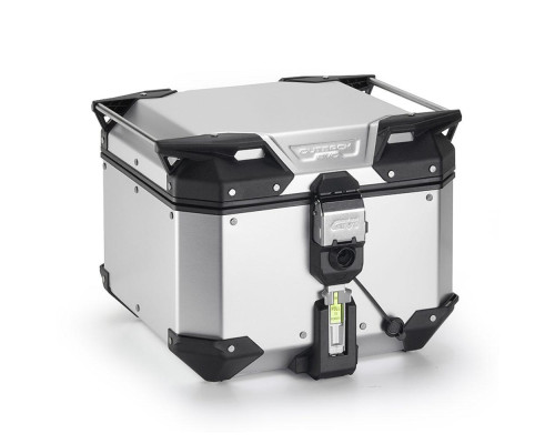 Givi Trekker Outback Evo Smart Центральний Кофр Алюмінієвий Анондований 42л Сріблястий