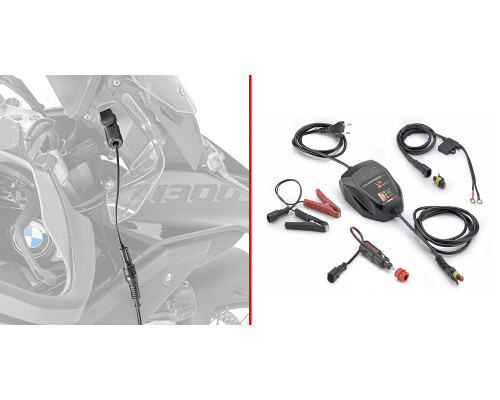 Givi зарядний пристрій акумулятора 12V (acid, mf, gel, agm) з can-bus для BMW