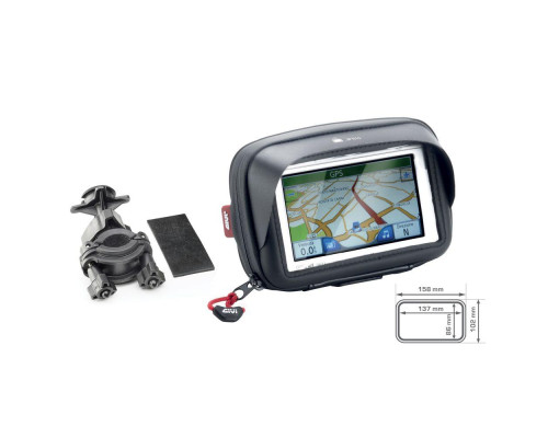 Givi S957B тримач для смартфона/GPS водонепроникний 5 дюймів чорний