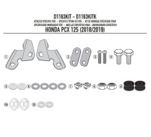 Givi 1163DT/1129DT/1129D Кріплення для вітрового скла Універсальне Чорне