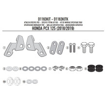 Givi 1163DT/1129DT/1129D Кріплення для вітрового скла Універсальне Чорне