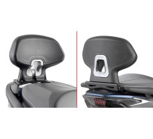 Givi, oparcie pasa?era, для HONDA Forza 125-300 (2015-2020) / ADV 350 (2022), чорний