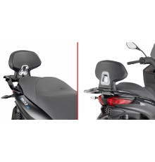 Givi Piaggio MP3 310 Спинка пасажира Чорний