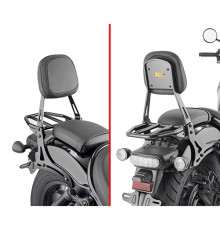 Givi, oparcie pasa?era z baga?nikiem, HONDA CMX 1100 Rebel, 2021-2022, чорний