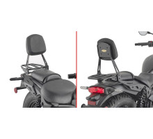 Givi пасажирська спинка з багажником Kawasaki Eliminator 500 2024 чорний