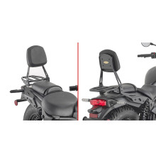 Givi пасажирська спинка з багажником Kawasaki Eliminator 500 2024 чорний