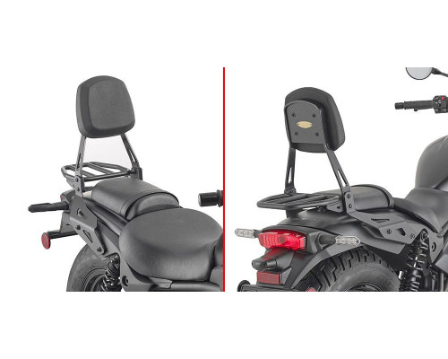 Givi пасажирська спинка з багажником Kawasaki Eliminator 500 2024 чорний