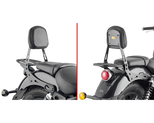 Givi Super Meteor 650 Спинка пасажира з багажником для мотоцикла Чорний