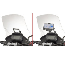 Givi, поперечка для монтажу GPS/смартфона, BMW G 310 GS, 2017-2018, чорний
