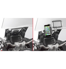 Givi Multistrada Поперечка для Монтажу GPS/Смартфона Ducati Чорний