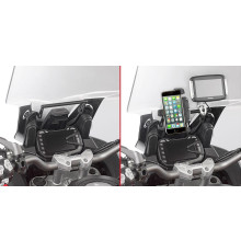 Givi Multistrada Поперечка для Монтажу GPS/Смартфона Ducati Чорний