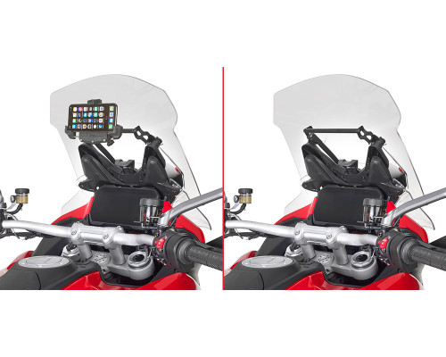 Givi, poprzeczka do monta?u GPS/Smartphone, для Ducati Multistrada V4 (21), чорний