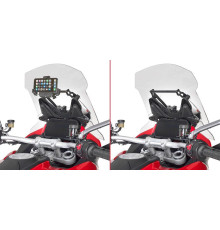 Givi, poprzeczka do monta?u GPS/Smartphone, для Ducati Multistrada V4 (21), чорний