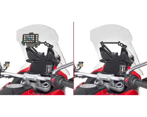 Givi, poprzeczka do monta?u GPS/Smartphone, для Ducati Multistrada V4 (21), чорний
