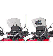 Givi CRF1100L Africa Twin Поперечка для Монтажу GPS/Смартфона Чорний