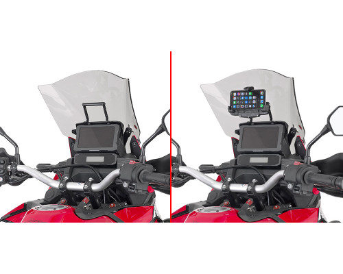 Givi CRF1100L Africa Twin Поперечка для Монтажу GPS/Смартфона Чорний