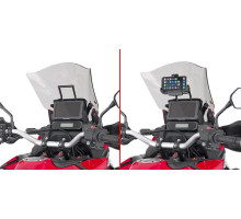 Givi CRF1100L Africa Twin Поперечка для Монтажу GPS/Смартфона Чорний