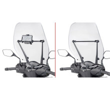 Givi поперечка для монтажу GPS/смартфона HONDA SH 125-150/SH 350 чорний
