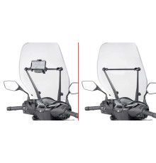 Givi поперечка для монтажу GPS/смартфона HONDA SH 125-150/SH 350 чорний