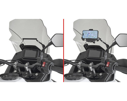Givi, poprzeczka do monta?u GPS/smartphone, HONDA XL 750 Transalp, 2023, чорний