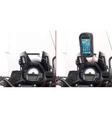 Givi поперечка для монтажу GPS / смартфона Kawasaki Versys 650 2015-2018 чорний