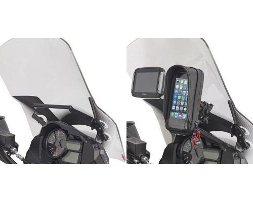 Givi DL 1000 V-Strom Поперечка для Монтажу GPS/Смартфона для Suzuki (2014-2018) Чорний