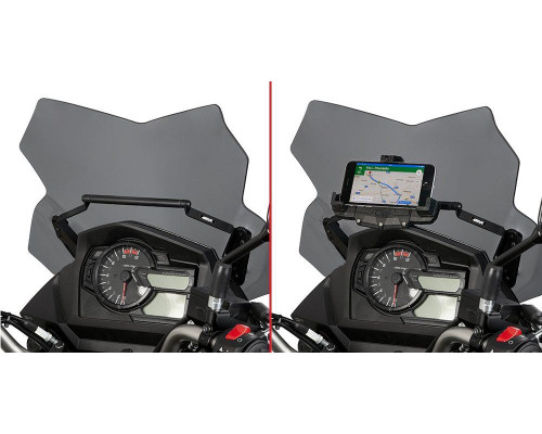 Givi поперечка для монтажу GPS/смартфона Suzuki DL 650 V-Strom 2017-2020 чорний