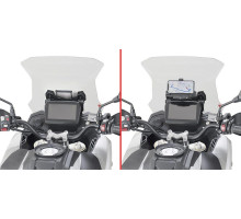 Givi Voge Valico 525 DSX Поперечка для Монтажу GPS/Смартфона Чорний