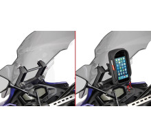 Givi MT 07 Tracer Поперечка для Монтажу GPS/Смартфона 2016-2017 Чорний