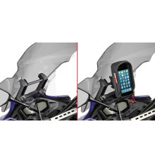 Givi MT 07 Tracer Поперечка для Монтажу GPS/Смартфона 2016-2017 Чорний