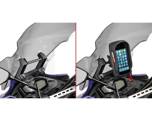 Givi MT 07 Tracer Поперечка для Монтажу GPS/Смартфона 2016-2017 Чорний