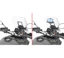 Givi Tracer 9 Поперечка для Монтажу GPS/Смартфона YAMAHA 2021 Чорний