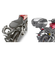 Givi, Стелаж центрального кофра, без плити, для HONDA CB 650 R (2021-2024) / CBR 650 R (2021-2023), чорний
