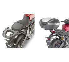 Givi, Стелаж центрального кофра, без плити, для HONDA CB 650 R (2021-2024) / CBR 650 R (2021-2023), чорний