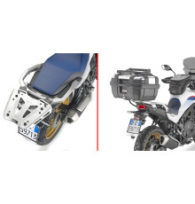 Givi XL 750 Transalp Стелаж для центрального кофра HONDA 2023 чорний