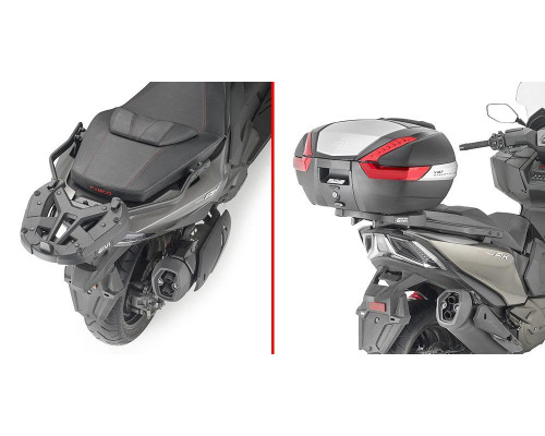 Givi Kymco AK 550 Premium Стійка для центрального кофра Без плити Чорний