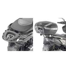 Givi Kymco DTX 360 Стійка для центрального кофра Без плити 2021-2022 Чорний