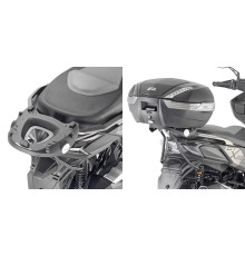 Givi Kymco DTX 360 Стійка для центрального кофра Без плити 2021-2022 Чорний