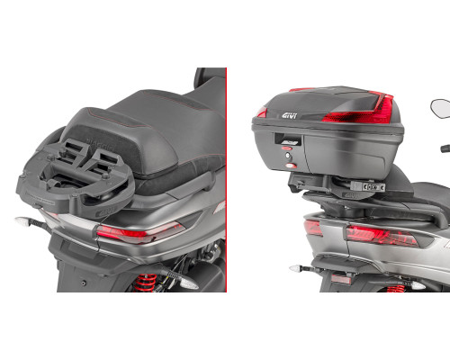 Givi MP3 350-500 Sport/Business 2018-2019 Стійка для центрального кофра Чорний