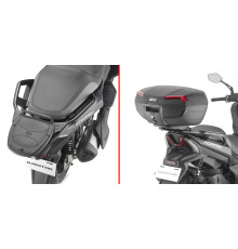 Givi QJ Motor Fort 350 Стійка для центрального кофра Без плити Чорний