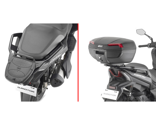 Givi QJ Motor Fort 350 Стійка для центрального кофра Без плити Чорний