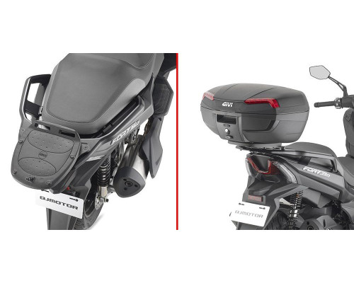 Givi QJ Motor Fort 350 Стійка для центрального кофра Без плити Чорний
