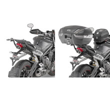 Givi, Стелаж для центрального кофра, без плити, для Triumph Street Triple 765, 2017-2018, чорний