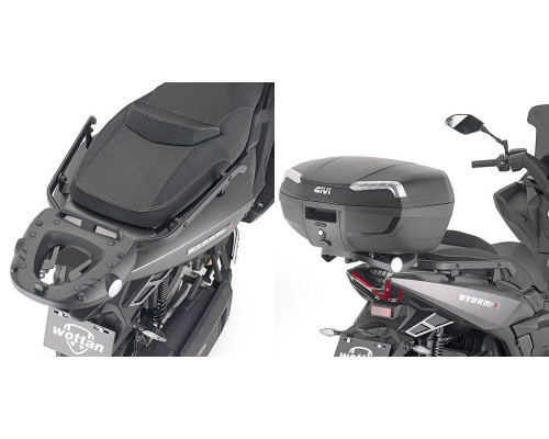 Givi Storm S 300 Стійка для центрального кофра Без плити 22 Чорний