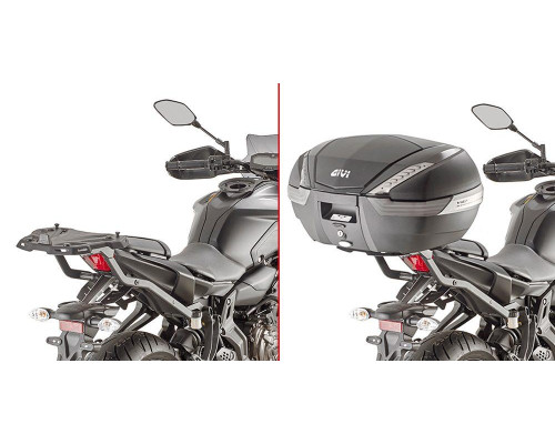 Givi, Стелаж для центрального кофра, без плити, YAMAHA MT-07, 2018-2022, чорний